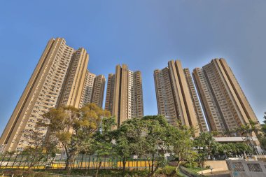 Hong Sing Garden, Tseung Kwan O Town, Hong Kong 2 Mayıs 2020 