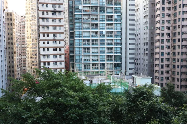 April 2020 Die Ansicht Der Stadt Shek Tong Tsui — Stockfoto