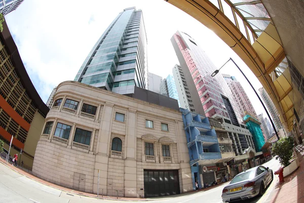 Moderno Edificio Uffici Causeway Bay Giugno 2020 — Foto Stock
