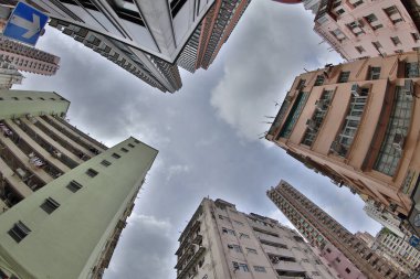 25 Haziran 2020 Tai Hang, Hong Kong 'da bir apartman.