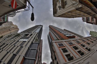 25 Haziran 2020 'de Tai Hang, Hong Kong' da bir yerleşim yeri.