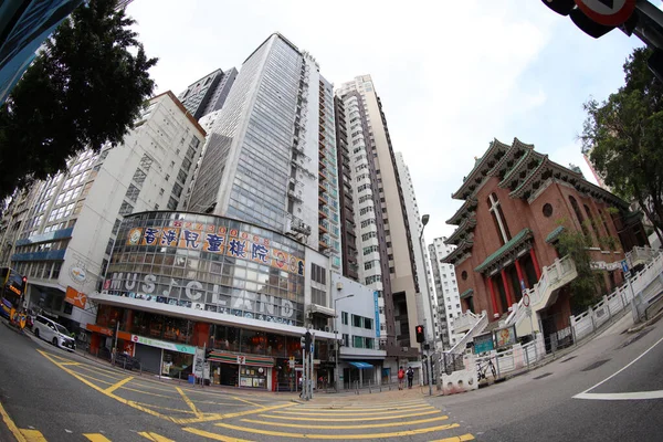 Ulice Pohled Tung Wan Road Causeway Bay Června 2020 — Stock fotografie