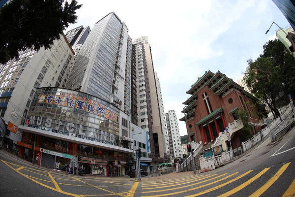 Straatbeeld Tung Wan Road Bij Causeway Bay Juni 2020 — Stockfoto