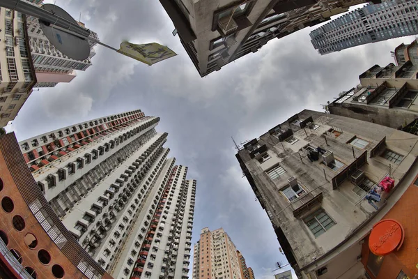 Woongebouw Tai Hang Hong Kong Juni 2020 — Stockfoto