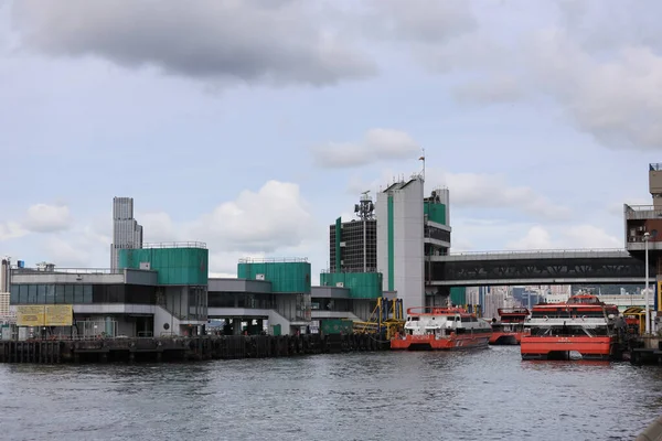 Hongkong Macau Ferry Terminal Victoria Habor Juli 2020 — Stockfoto