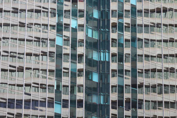 Die Fensterwand Des Büros Hongkong Juli 2020 — Stockfoto