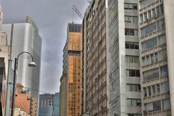 Budovy Obchodního Finančního Centra Sheung Wan Července 2020 — Stock fotografie