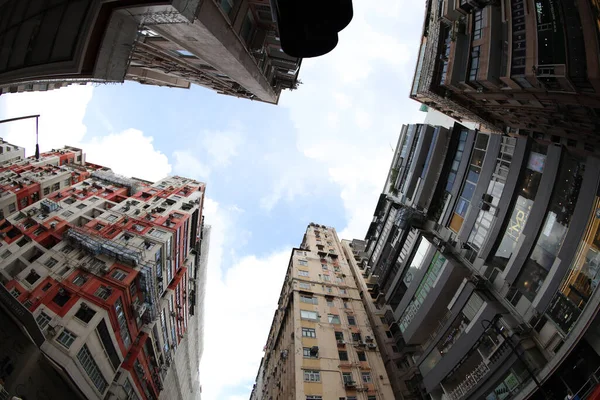 Juli 2020 Zomer Wan Chai District Hong Kong — Stockfoto