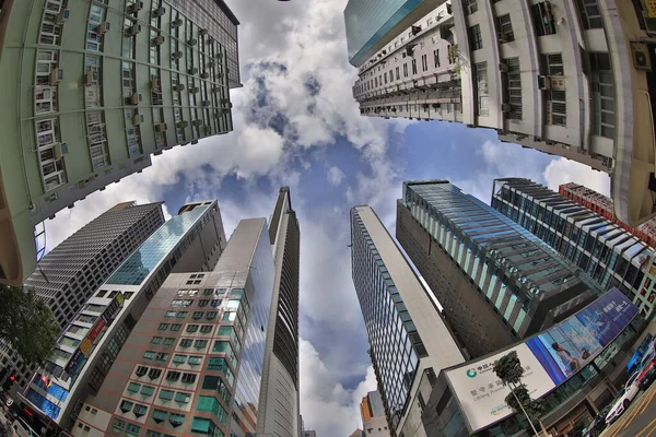 July 2020 Summer Wan Chai District Hong Kong — Stock Photo, Image