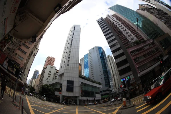 Juli 2020 Zomer Wan Chai District Hong Kong — Stockfoto