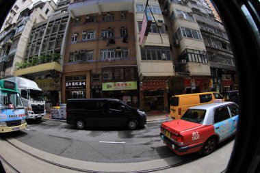 8 Temmuz 2020, Ada Yazı Hong Kong sokak manzarası