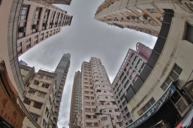 8 Temmuz 2020, Ada Yazı Hong Kong sokak manzarası