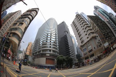 8 Temmuz 2020, Ada Yazı Hong Kong sokak manzarası