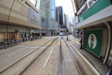 8 Temmuz 2020, Ada Yazı Hong Kong sokak manzarası