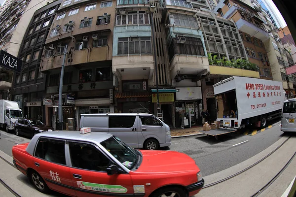 Juli 2020 Zomer Van Eiland Hong Kong Straatbeeld — Stockfoto