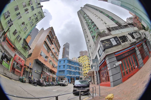 Luglio 2020 Estate Dell Isola Hong Kong Street View — Foto Stock