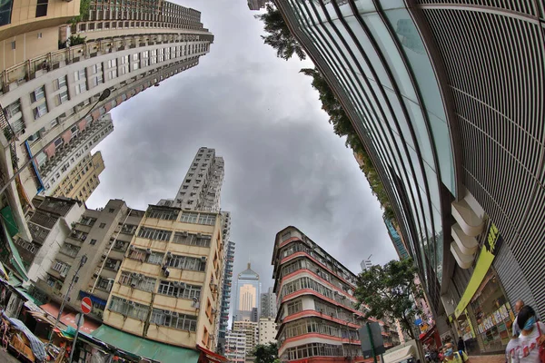 Luglio 2020 Estate Dell Isola Hong Kong Street View — Foto Stock