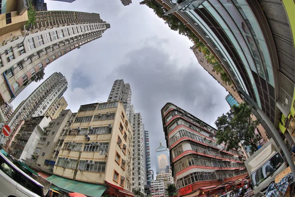 Juli 2020 Zomer Van Eiland Hong Kong Straatbeeld — Stockfoto