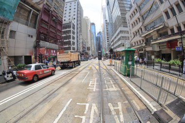 8 Temmuz 2020, Ada Yazı Hong Kong sokak manzarası