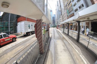 8 Temmuz 2020, Ada Yazı Hong Kong sokak manzarası