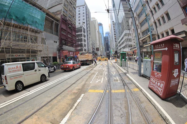 July 2020 Summer Island Hong Kong Street View — Stock Photo, Image