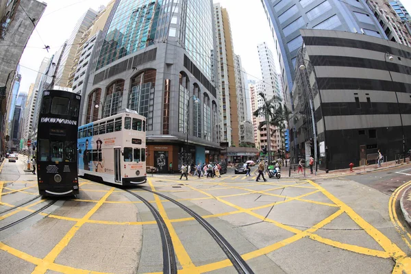 Červenec 2020 Summer Island Hong Kong Street View — Stock fotografie