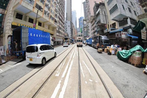 July 2020 Summer Island Hong Kong Street View — Stock Photo, Image
