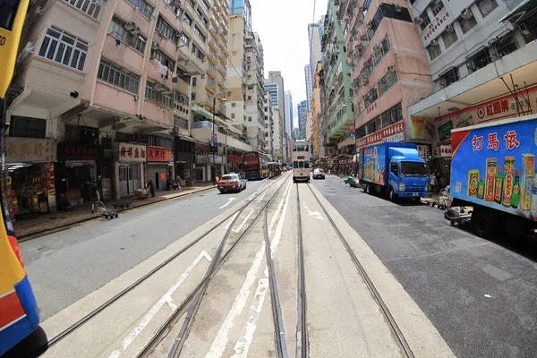 Juli 2020 Zomer Van Eiland Hong Kong Straatbeeld — Stockfoto