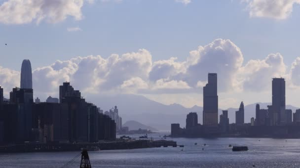 Července 2020 Pohled Kowloon Hong Kong Kwun Tong Tsai Wan — Stock video