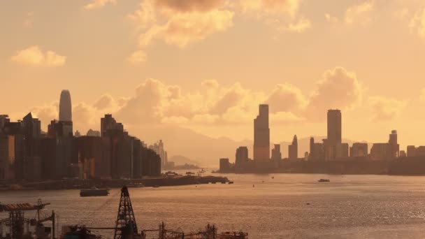 Julho 2020 Visão Kowloon Hong Kong Kwun Tong Tsai Wan — Vídeo de Stock