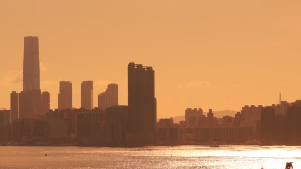Lipca 2020 Widok Kowloon Hong Kong Kwun Tong Tsai Wan — Wideo stockowe