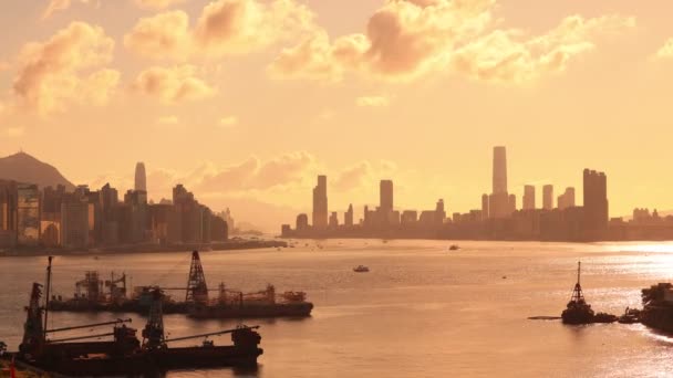 Julio 2020 Vista Kowloon Hong Kong Desde Kwun Tong Tsai — Vídeo de stock