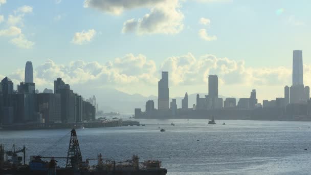 Července 2020 Pohled Kowloon Hong Kong Kwun Tong Tsai Wan — Stock video