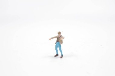 Tahtadaki insan figürünün eğlencesi.