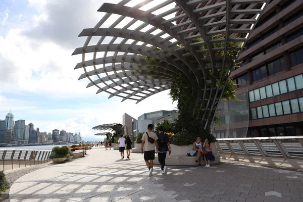 Avenida Las Estrellas Encuentra Largo Del Puerto Victoria Julio 2020 — Foto de Stock