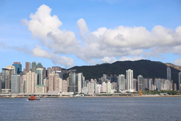 Hong Kong Victoria Limanı Temmuz 2020 — Stok fotoğraf