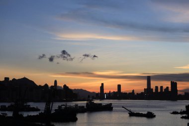 Akşam saatinden sonra Hong Kong 'da 28 Temmuz 2020