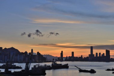 Akşam saatinden sonra Hong Kong 'da 28 Temmuz 2020