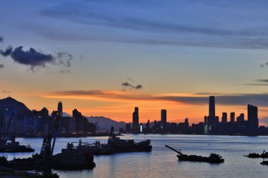 Akşam saatinden sonra Hong Kong 'da 28 Temmuz 2020