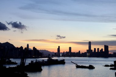 Akşam saatinden sonra Hong Kong 'da 28 Temmuz 2020