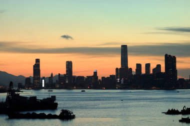 Akşam saatinden sonra Hong Kong 'da 28 Temmuz 2020