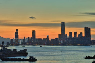 Akşam saatinden sonra Hong Kong 'da 28 Temmuz 2020