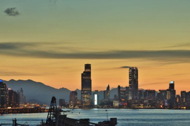 Akşam saatinden sonra Hong Kong 'da 28 Temmuz 2020