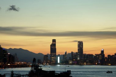 Akşam saatinden sonra Hong Kong 'da 28 Temmuz 2020