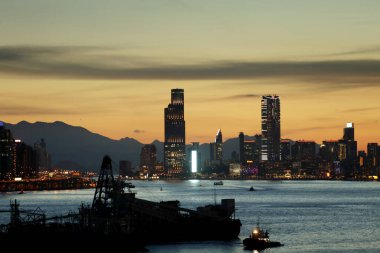 Akşam saatinden sonra Hong Kong 'da 28 Temmuz 2020