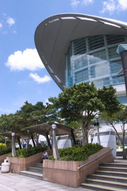 30 Mayıs 2007 'de, Hong Kong' daki Skyline adasının manzarası. 