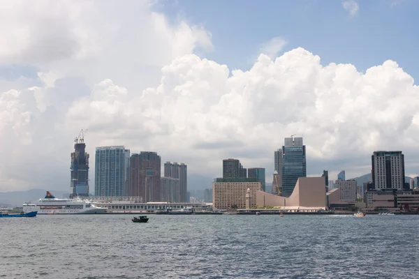 Mayıs 2007 Hong Kong Daki Skyline Adasının Manzarası — Stok fotoğraf