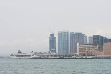Batı Kowloon İnşaat 30 Mart 2007 'de Hong Kong' da