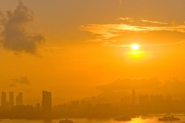 Victoria Limanı günbatımında, Devils Tepesi hk 25 Mayıs 2007