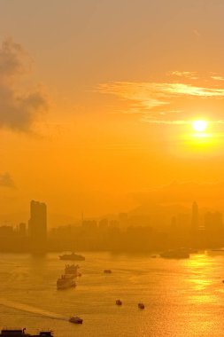 Victoria Limanı günbatımında, Devils Tepesi hk 25 Mayıs 2007